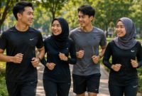 Ilustrasi Gaya Hidup Sehat, (Foto: Ai.)