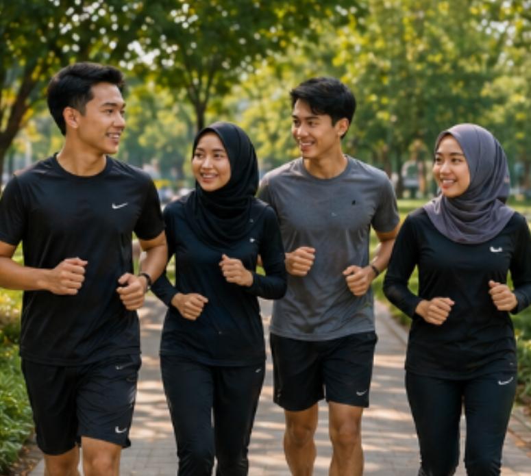 Ilustrasi Gaya Hidup Sehat, (Foto: Ai.)