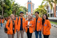 Ilustrasi Sekolompok Mahasiswa yang akan Melaksanakan Program Magang, (Foto: Ai.)