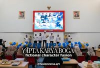 Potret Saat Para Peserta Kategori Savory Menujukkan Hasil Karya di Atas Podium Dekanat FT, (Foto: Int.)