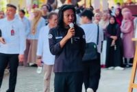 Potret Ketua Panitia Muh. Ziaul Haq dalam sambutannya, (Foto: Ist.)