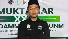 Potret Dihya Abdul Robbani sebagai Formatur Ketua Umum terpilih Pusdamm BEM FBS UNM, (Foto: Muhammad Nasruddin)