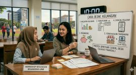 Ilustrasi Seseorang dalam Mengatur Keuangan, (Foto: AI.)