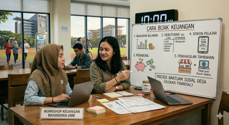 Ilustrasi Seseorang dalam Mengatur Keuangan, (Foto: AI.)