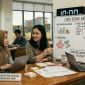 Ilustrasi Seseorang dalam Mengatur Keuangan, (Foto: AI.)