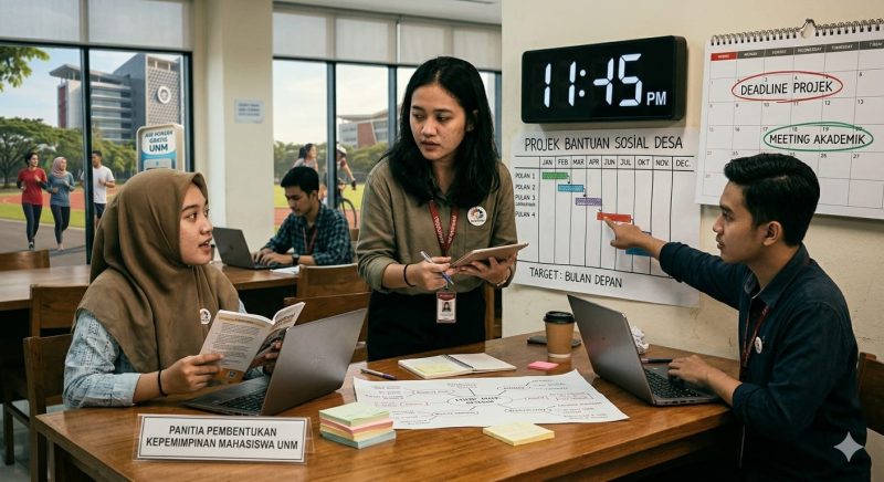 Ilustrasi Seseorang dalam Berorganisasi, (Foto: AI.)