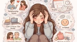 Ilustrasi Seseorang yang Terganggu dengan Kesehatan Mental, (Foto: AI.)