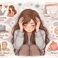 Ilustrasi Seseorang yang Terganggu dengan Kesehatan Mental, (Foto: AI.)