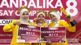 Potret Tim Hukum Bisnis pada Ajang Lomba Essay Competition (Foto: Ist.)