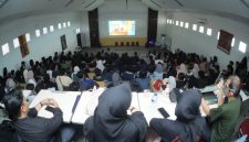 Potret Penonton Padati Auditorium FSD UNM untuk Menyaksikan Film Animasi Tatapan Ciko, (Foto: Ist.)