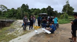Potret Tim UNM Survei Lahan Cetak Sawah, (Foto: Ist.)