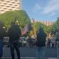 Suasana Aksi Reset Indonesia dan Evaluasi Kabinet di Depan Menara Pinisi (Foto: M. Zaky Asryan. A)