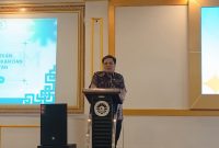 Potret Dekan FIP Saat Menyampaikan Sambutan, (Foto: Nur Hafizhah)