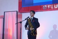 Potret Muh Asfar M Saat diatas Panggung, (Foto: Ist)