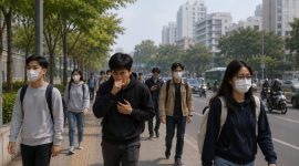 Ilustrasi Gejala Batuk yang Dapat Muncul Akibat Paparan Polusi Udara, (Foto: Int.)