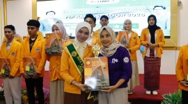 Potret Adelia Sari Usai Dinobatkan sebagai Duta Kampus FIP UNM 2026 dalam Acara Penganugerahan FIP Ambassador 2026, (Foto: Ist.)