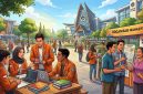Ilustrasi Aktivitas Mahasiswa Selama Masa Libur Semester, (Foto: AI.)