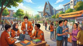 Ilustrasi Aktivitas Mahasiswa Selama Masa Libur Semester, (Foto: AI.)