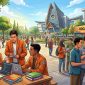 Ilustrasi Aktivitas Mahasiswa Selama Masa Libur Semester, (Foto: AI.)