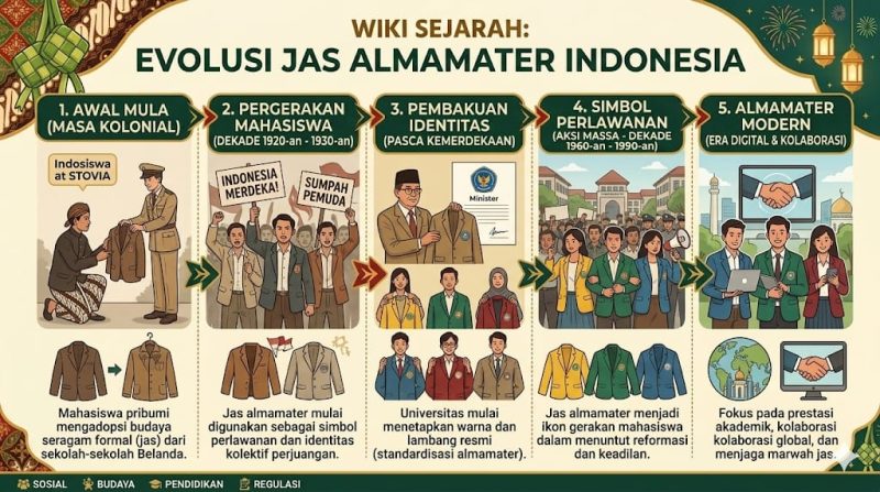 Potret Poster Wiki Jejak Sejarah Almamater, (Foto: Int) 