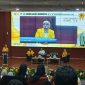 Potret Plt Rektor saat Memberikan Sambutan di Kuliah Umum, (Foto: Muhammad Syarief)
