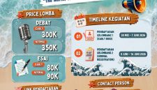 Pamflet Open Registration Lomba, (Foto: Int.)