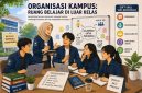 Ilustrasi Organisasi yang Menjadi Ruang Belajar Bagi Mahasiswa di Luar Kelas (Foto: Ai)