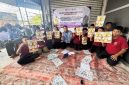 Potret Saat Pemberian Program Pengabdian Kepada Anak Pekerja Migran Indonesia (PMI) di Malaysia. (Foto: Ist.)