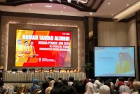Dekan Fakultas Teknik, Jamaludin, Memberikan Sambutan dalam Acara Ramah Tamah, (Foto: St. Masyita Rahmi)