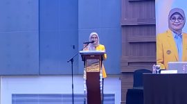 Potret Plt Dekan FIKK saat Menyampaikan Sambutan, (Foto: Nur Hafizhah)