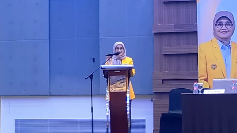 Potret Plt Dekan FIKK saat Menyampaikan Sambutan, (Foto: Nur Hafizhah)