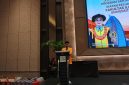 Potret Sambutan Dekan FIS-H Pada Acara Ramah Tamah Wisuda, (Foto :Muh Apdal Adriansyah)