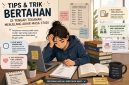 Ilustrasi Seorang Mahasiswa Tingkat Akhir yang sedang Berjuang Menyelesaikan Tugas Akhir di Tengah Berbagai Tekanan Akademik dan Sosial, (Foto: Int.)