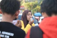 Potret Plt Presiden BEM UNM saat Aksi Berlangsung, (Foto: Dok. Profesi)