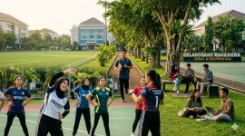 Potret Mahasiswa Melakukan Olahraga Rutin, (Foto: Int.)