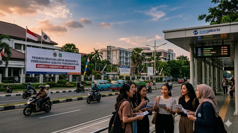 Potret Mahasiswa Merasakan Dampak Positif Program Beasiswa dan Fasilitas Pemerintah, (Foto: Ai.)