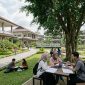 Potret Lingkungan Kampus Hijau dan Kondusif Mendukung Kenyamanan Belajar Mahasiswa, (Foto: Ai.)