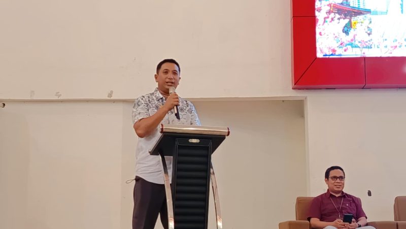Potret Ketua LPK Kizuna Wawonii Indonesia Saat Kegiatan Berlangsung, (Foto: Nur Hafizhah)