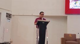Potret Wakil Dekan I FT, Muhammad Rais Sekaligus Membuka Acara, (Foto: Nurhafizhah).