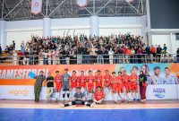 Foto Bersama Tim Futsal UNM dan Supporter, (Foto: Ist.)