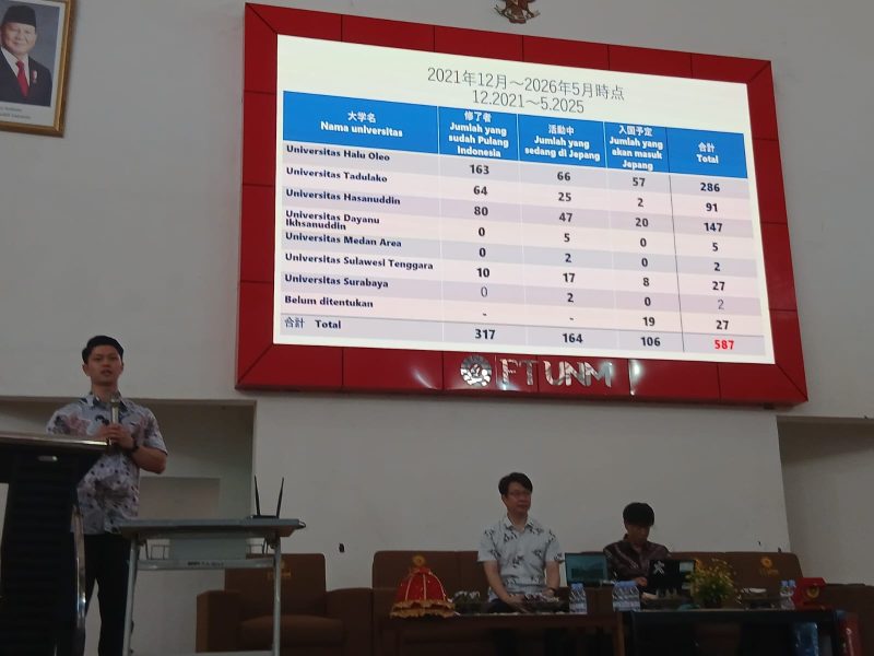 Potret Mentor Internship Sekaligus Pembawa Materi, Yunoki Kaito, (Foto: Muhammad Syarief).