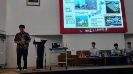 Potret Praktisi Daihatsu Sekaligus Pembawa Materi, Oshima Fukuyaki, (Foto: Muhammad Syarief)