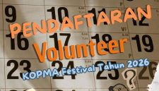 Potret Pamflet Pendaftaran Volunteer Kopma Festival 2026, (Foto:Int.)