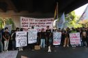 Potret Massa Aksi Lakukan Pernyataan Sikap pada Aksi Aliansi Mahasiswa Berlawan, (Foto: Nur Mardatillah)