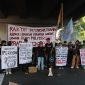 Potret Massa Aksi Lakukan Pernyataan Sikap pada Aksi Aliansi Mahasiswa Berlawan, (Foto: Nur Mardatillah)