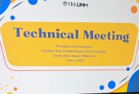 Potret Zoom Technical Meeting Duta Kampus FIKK UNM 2026, (Foto: Putri Salsabila)