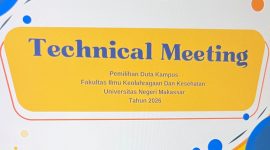 Potret Zoom Technical Meeting Duta Kampus FIKK UNM 2026, (Foto: Putri Salsabila)