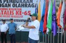 Potret Ketua Panitia Dies Natalis ke-65, Abdul Saman dalam Pelaporannya, (Foto: Nurkhaerunnisa Aszahra Saleh)