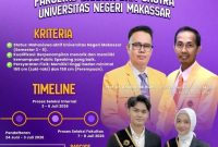 Pamflet Pendaftaran Duta Kampus FBS UNM (Foto: Int.)