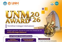 Poster Pendaftaran UNM AWARD 2026 Dies Natalis ke-65, (Foto: Int)